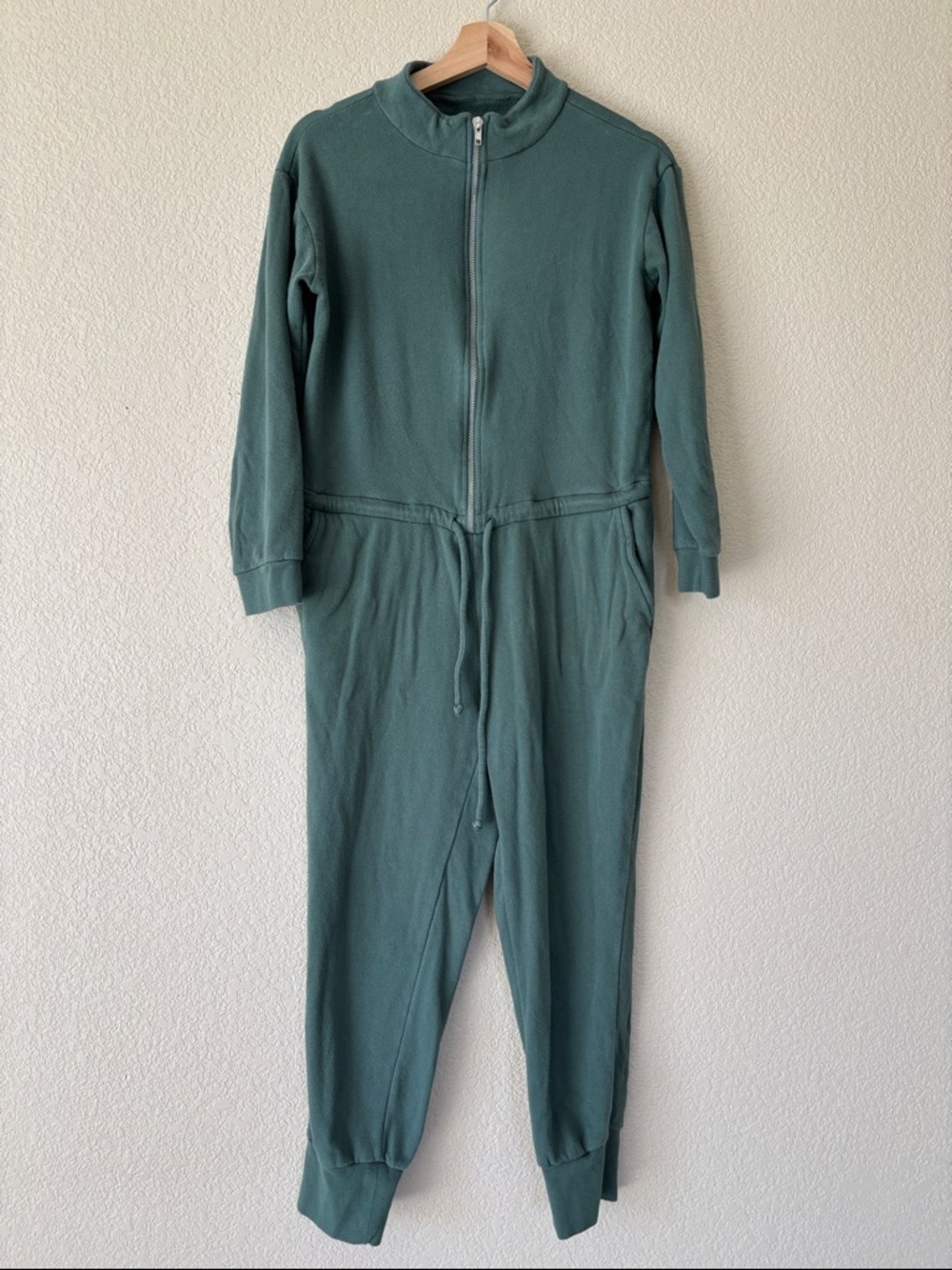 Chaser Green Zip-Front One-Piece Jumpsuit